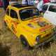 L�ultima 500 � di colore giallo e con decorazioni dedicate a una attivit� di autodemolizioni, completate con l�immagine del personaggio �Cricchetto� del film Cars. Sul cofano � stampato il volto di un ragazzo: si tratta di Vito, amico del proprietario morto anni fa  
